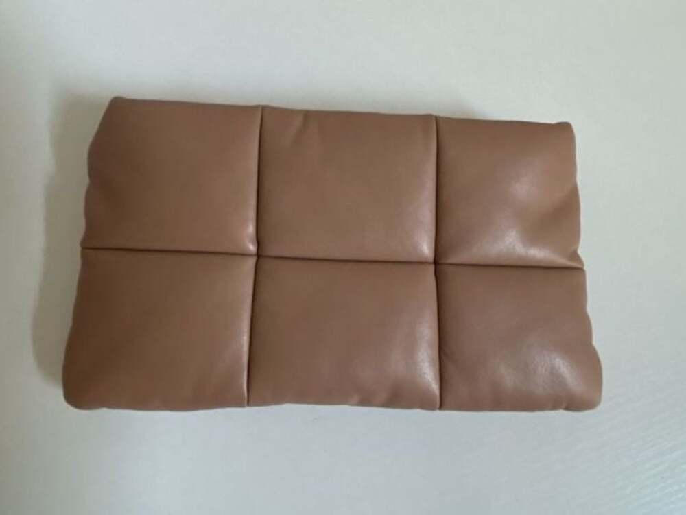 Shiraleah Skyler Quilted Puffer Zip Pouch Clutch
